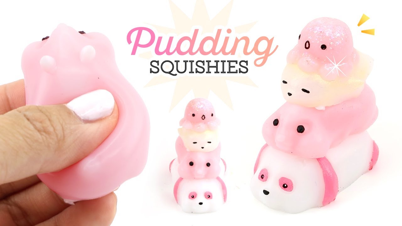Pudding animal squishies