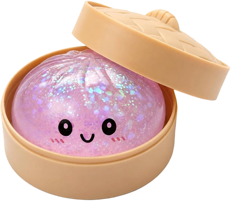 Glitter dumpling squishy